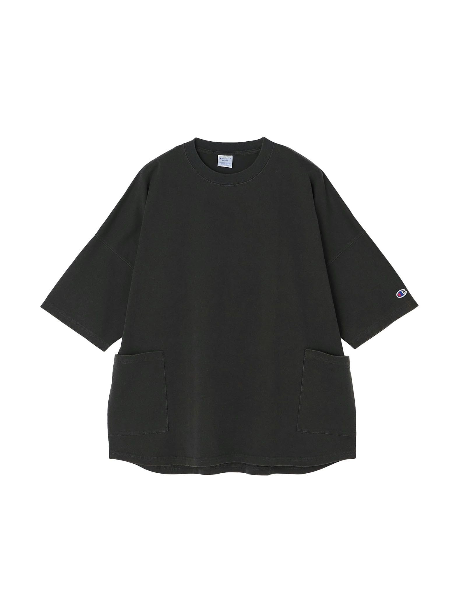 

Ships Champion Bleached Dolman with Camp Size 712150001 Men s Custom-Made T-Shirt Pocket, Black,