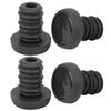 ZTTO Bike Handlebar Grips Bar Ends Screw Plugs Polyester Rubber Bicycle Cycling Accessory