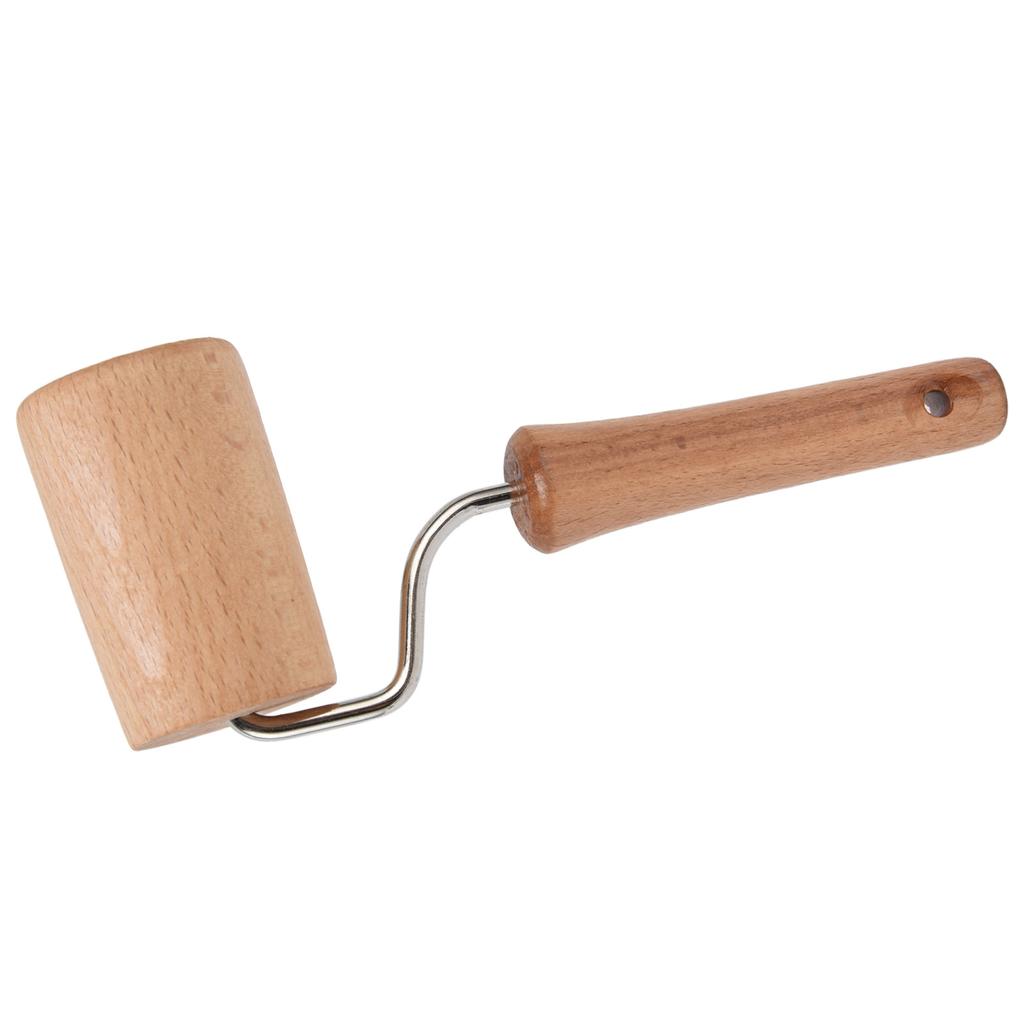 Wooden Rolling Pin Small Hangable Labor Saving Hand Dough Roller for Baking Pizza Cake