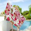 S-Strawberry-shortcake Girl Beach Towel Colorful Bath Towels for Girl Microfiber Quick Dry Custom Sand Free Beach Spa Gym Pool