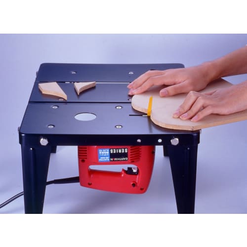 Takagi Suport pentru scule EARTH MAN 3WAY Negru [3 tipuri de scule electrice - trimmer, ferăstrău pendular, ferăstrău circular - tip de masă] Banc de lucru cu ferăstrău de masă masă trimmer circ