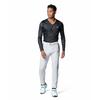 UA Fitted LS V Black Mod Gray LG [Under Armour] Iso-Chill //