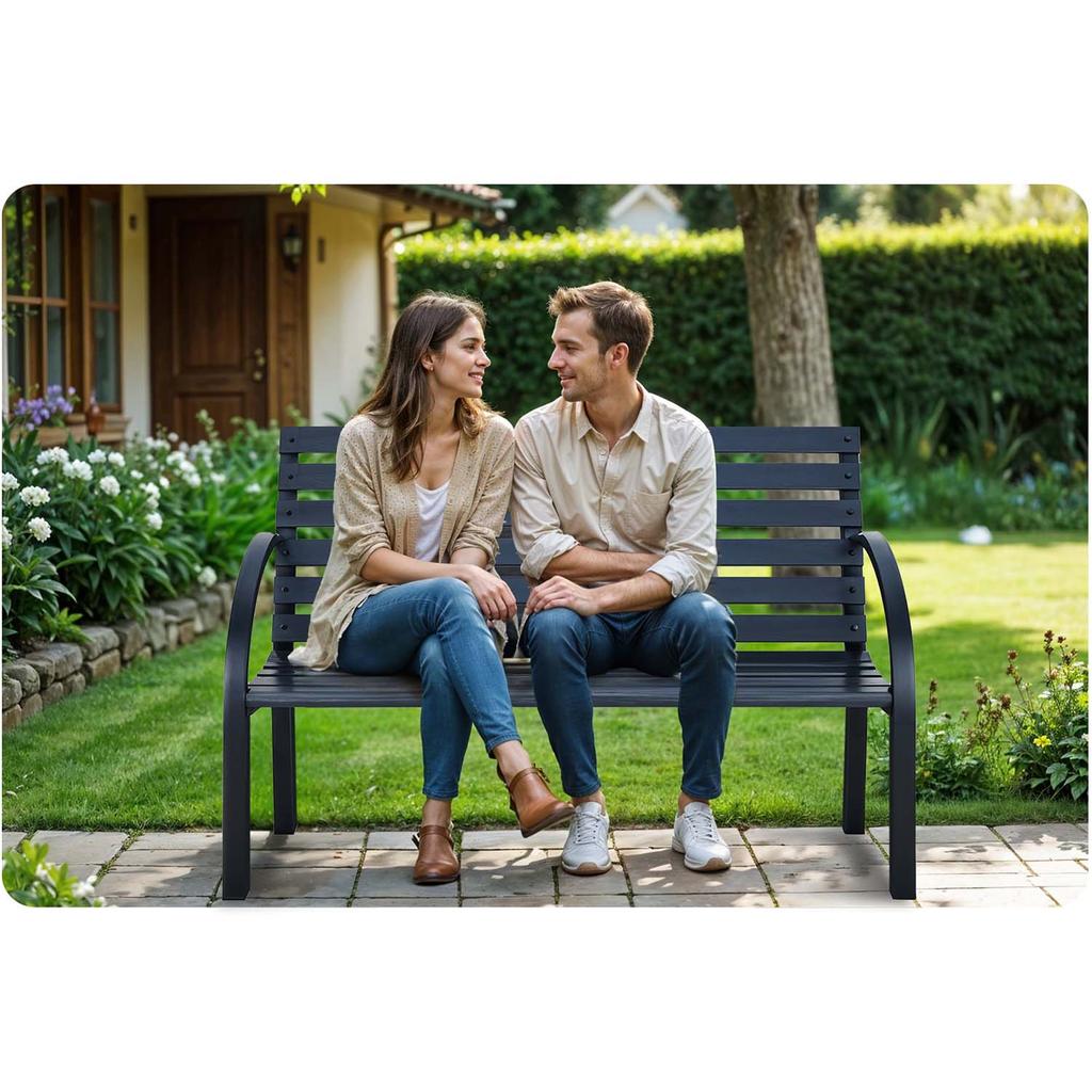 Panca da Giardino con Schienale 117,5 X 83 X Sofotel Luca