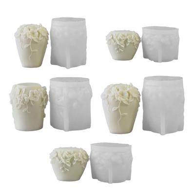Stampo in Silicone per Candele per Creazione Fai da Te, Decorazioni per la Casa e Produzione di Candele Profumate Robusto e Flessibile con Dettagli Intricati