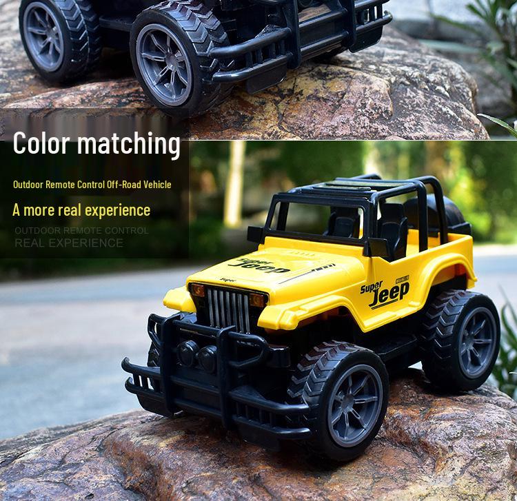 Big Wheel Off-Road Remote Control Racing Car - Children's Stunt Toy