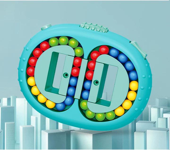 Kolorowe Fasolki Fidget Spinner Wielofunkcyjna Zabawka do Kręcenia Palcami Redukcja Stresu Narzędzie Dekompresyjne dla Dzieci i Dorosłych