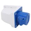 16A 220-250V Industrial Socket Plastic Industrial Plug Single Phase Socket  Surface Mounted
