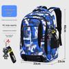 Camouflage Ergonomic Backpack for Students - Large Capacity, Spine Protection, Double Shoulder for Middle and High School Boys