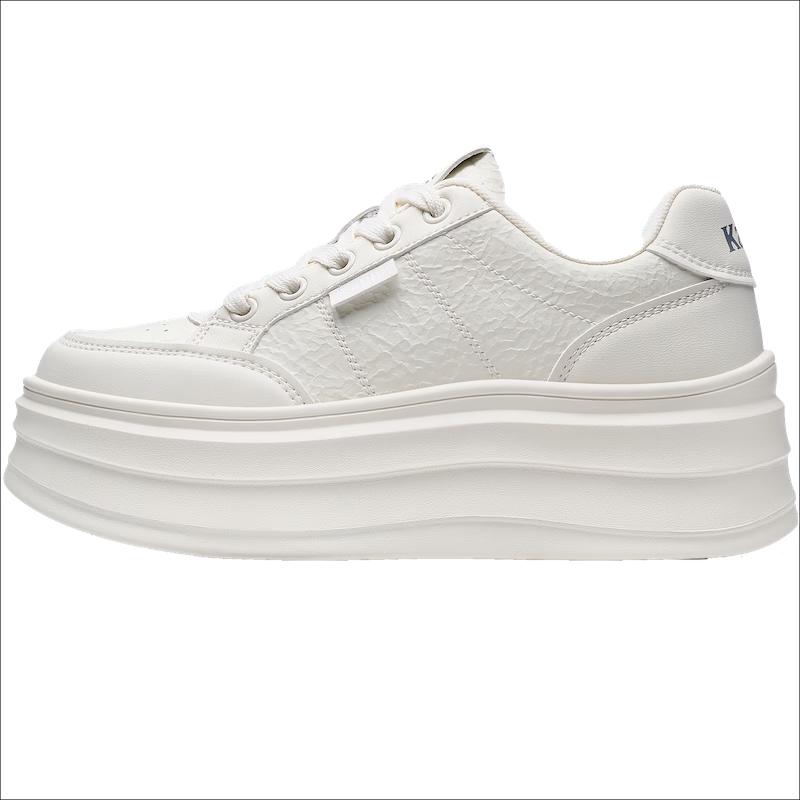 

Kappa Women s Classic White Platform Skate Shoes