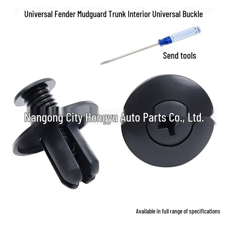 8mm Universal Car Bumper & Mudguard Push Pin Retainer 10 pieces