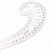 Plastic Transparent Comma Shaped Curve Ruler Styling Design Tools Sewing Patchwork Feet Tailor Yardstick Cloth Cut Ruler