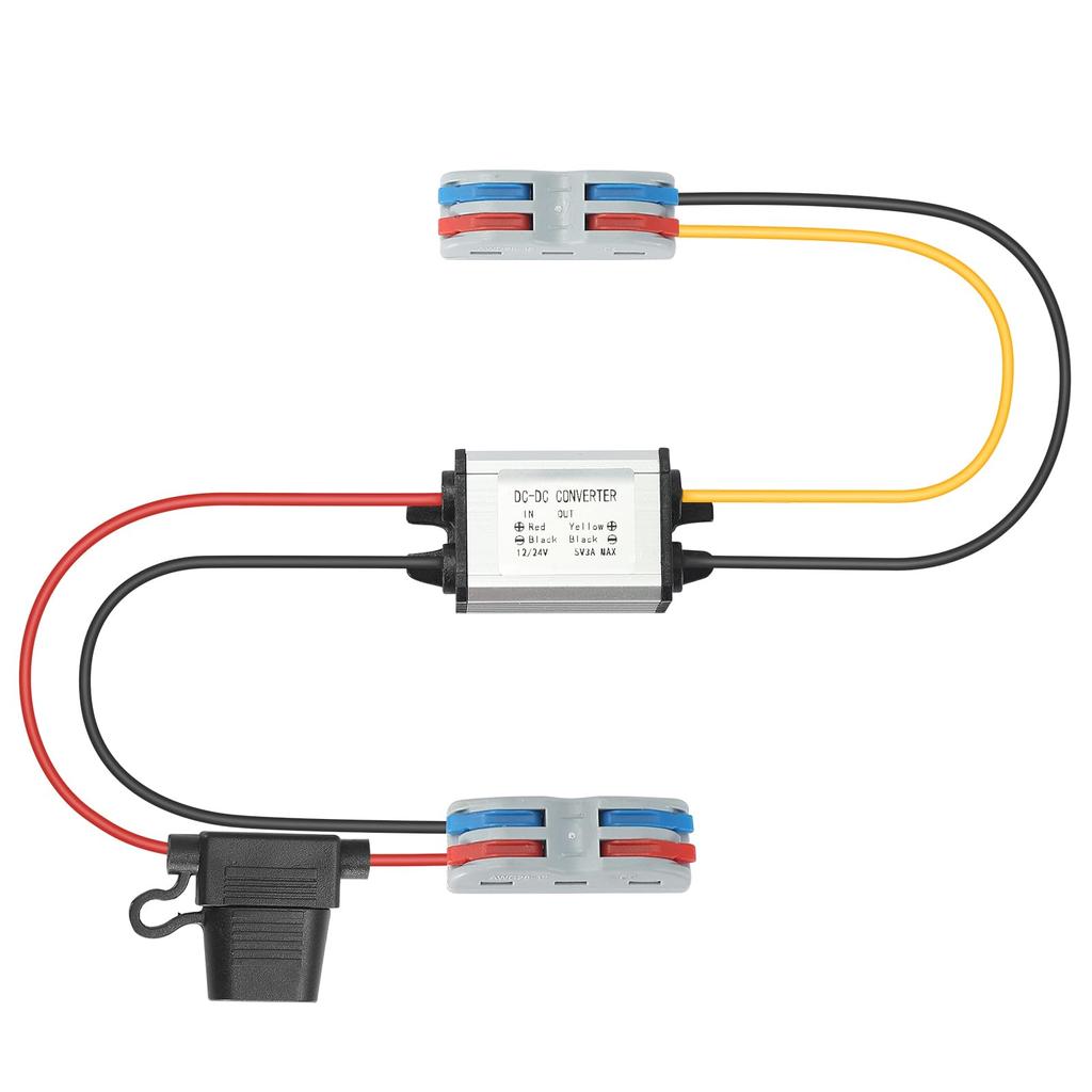 YBBOTT 24V/36V/48V a 5A Waterproof Buck Converter, Car Power Converter, 17V - 60V