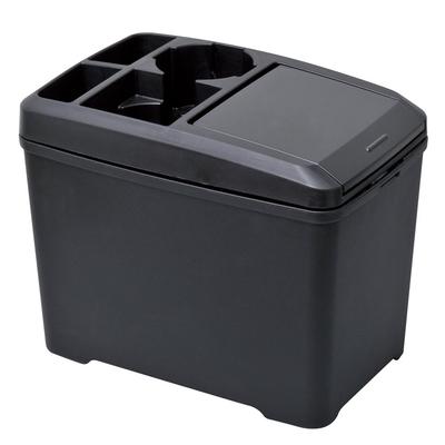 SEIWA Car Trash with Drink W734 Can, Large, Weight, Black,