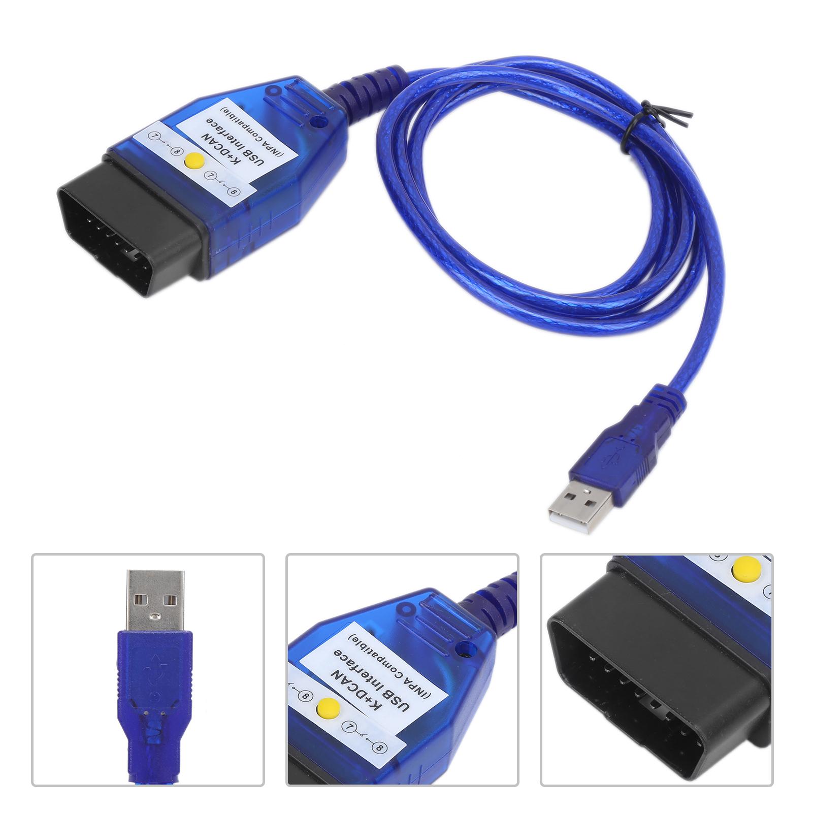 K+CAN   Diagnostische Kabel voor Serie 1 3 5 E81 E90 E60 2004-2011