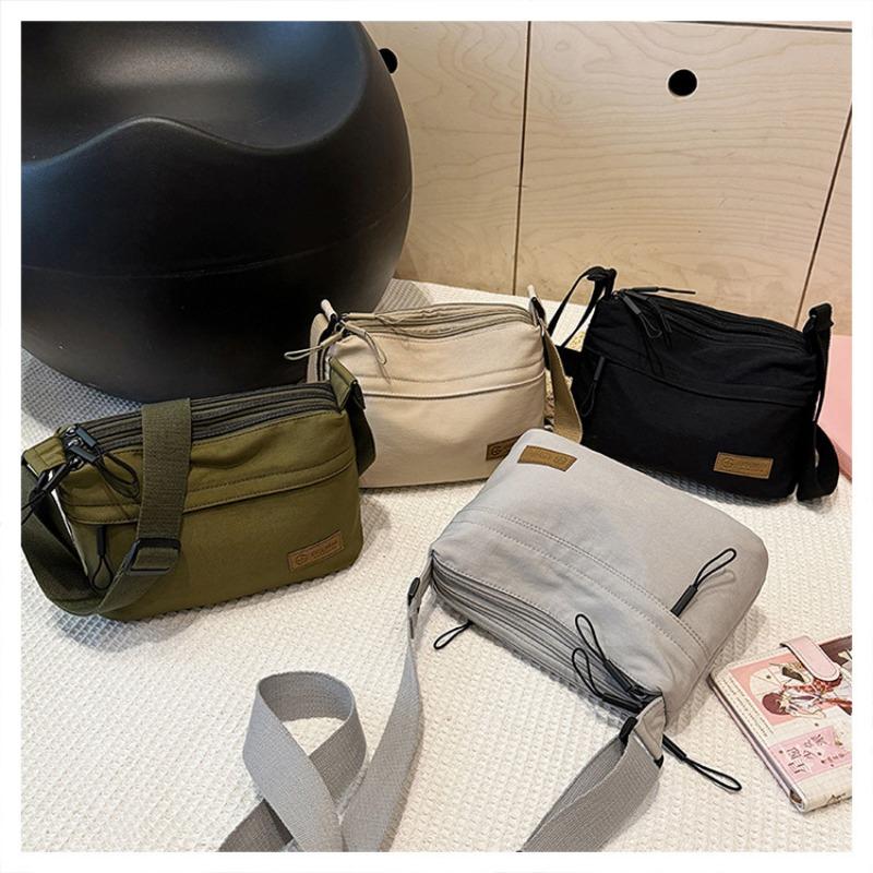 Culoare uni, Geantă din nailon, Geantă de damă, Multifuncțională, Casual, Impermeabilă, Portabilă, Geantă de umăr uniformă, Geantă crossbody