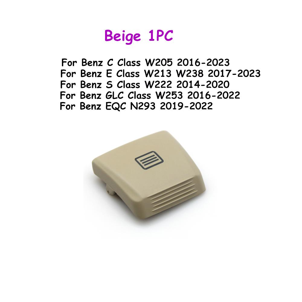 0009002907 W213 W238 W222 W205 W253 N293 Car Power Sunroof Window Switch Button Key Cap For Mercedes Benz C E S GLC EQC Class