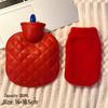 Plush Explosion-Proof Hot Water Bottle for Women, Hand Warmer & Abdominal Warmer, Available in Large and Small Sizes
