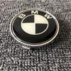 Auto Černý Bílý Znak BMW Přední Znak na Kapotě 82mm Zadní Znak 74mm Krytka Středového Krytu Kola 56mm 68mm Samolepka na Volant 45mm Příslušenství