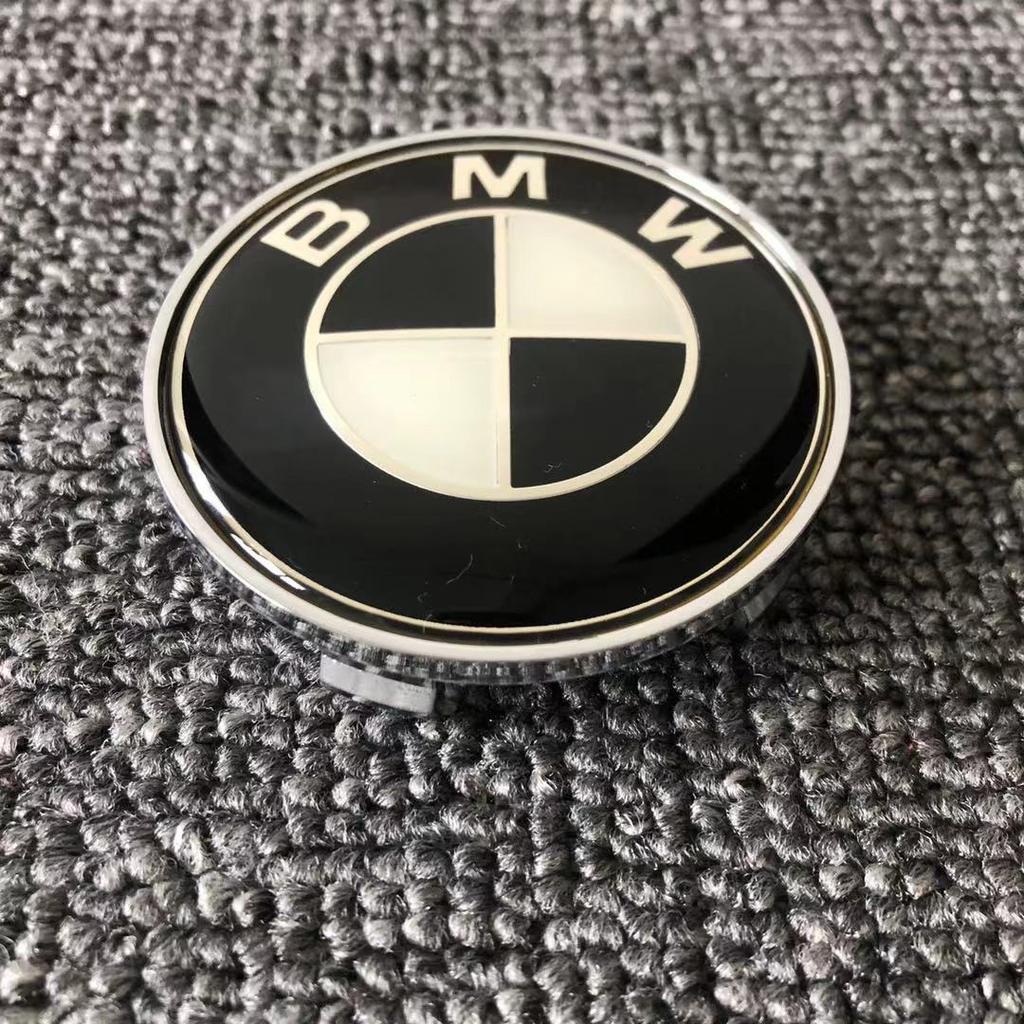 Auto Černý Bílý Znak BMW Přední Znak na Kapotě 82mm Zadní Znak 74mm Krytka Středového Krytu Kola 56mm 68mm Samolepka na Volant 45mm Příslušenství