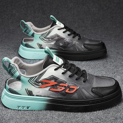 Mens Board Shoes Summer Hot Items Breathable Sports Casual Trendy Shoes Low Cut Lace Up Suitable Daily Walking Street Wear