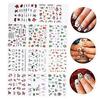 Frcolor Nail Seal Christmas Sticker 3D Santa Elk Art Easy Application DIY Decoration Manicure Set 3