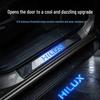 LED Illuminated Door Sill Strips for Toyota Hilux Revo - Anti-Scratch Welcome Pedals