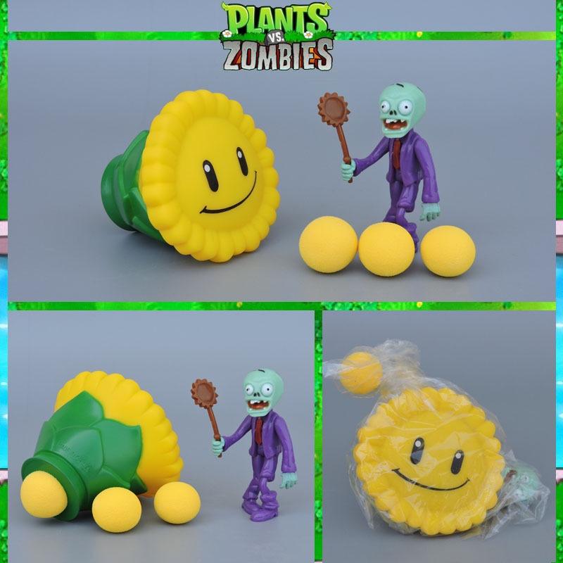 48 styles New Popular Game PVZ Plants vs Zombies Peashooter PVC Action Figure Model Toys Birthday Gift For