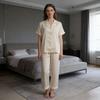 New Silk-blend Pajamas for Women, Luxurious and High-end, with Cool and Breathable Properties, Suitable for Wearing Outside As Well.