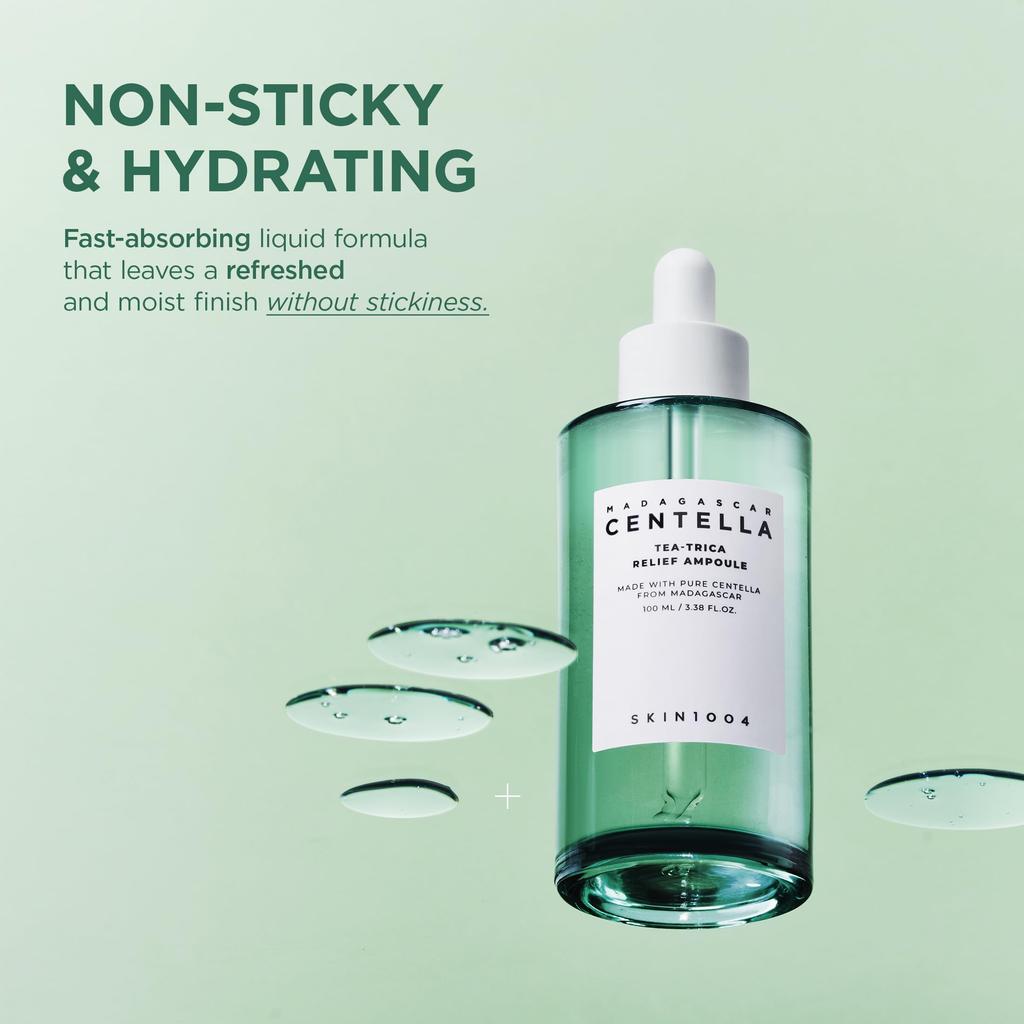 SKIN1004 Tea-Trica Relief Ampoule 100ml / Tea Tree + Cica Soothing Serum