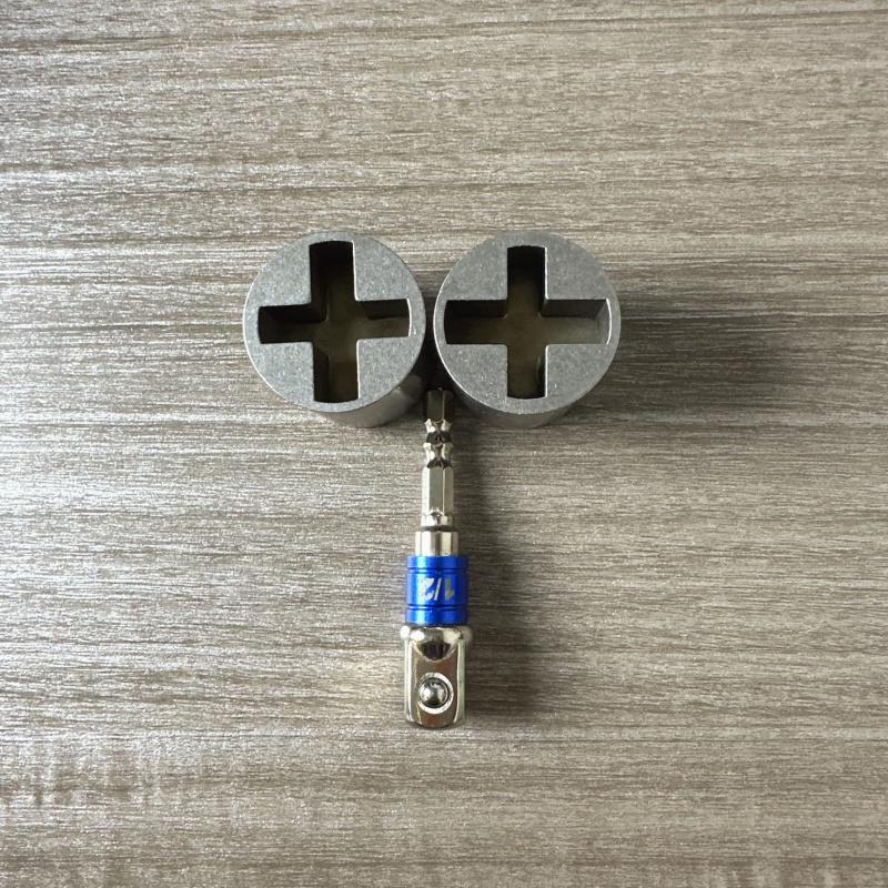 Effort-Saving Hydraulic Jack Socket Adapter for Electric Wrench