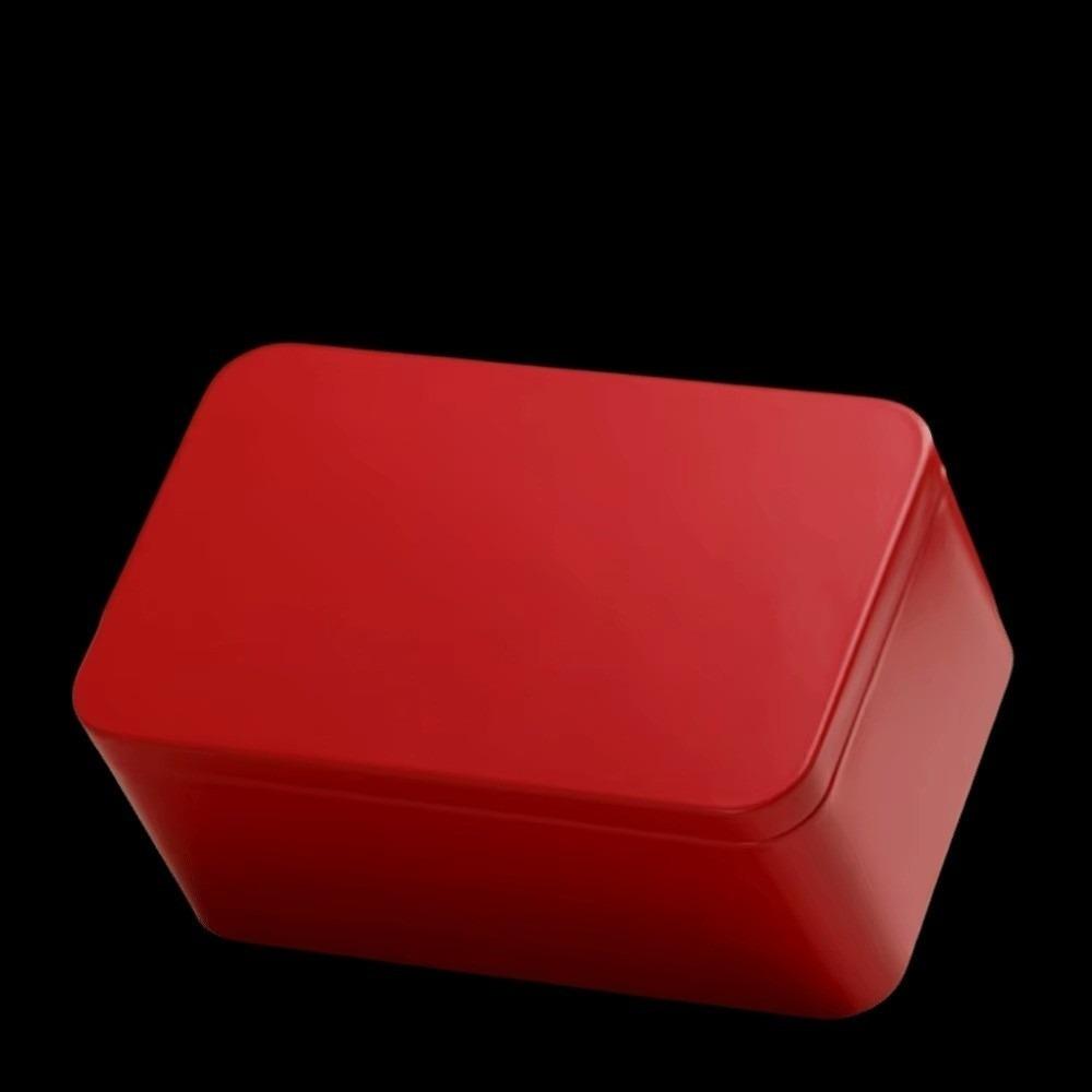 Solid Color Tea Container Square Empty Cans Gift Jars Card Box Home Storage