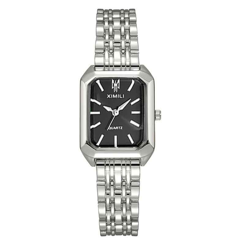 Stainless Steel Strap Watch Women Quartz Wristwatch Student Simple Square Quartz Watches