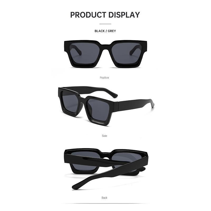 Klassisk Firkantet Innfatning Dame Full Innfatning Solbeskyttelsesbriller For Menn Hverdagsskygger Brilletilbehør Gave