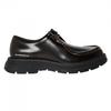 Mens Reice Leather Backless Flat Mules