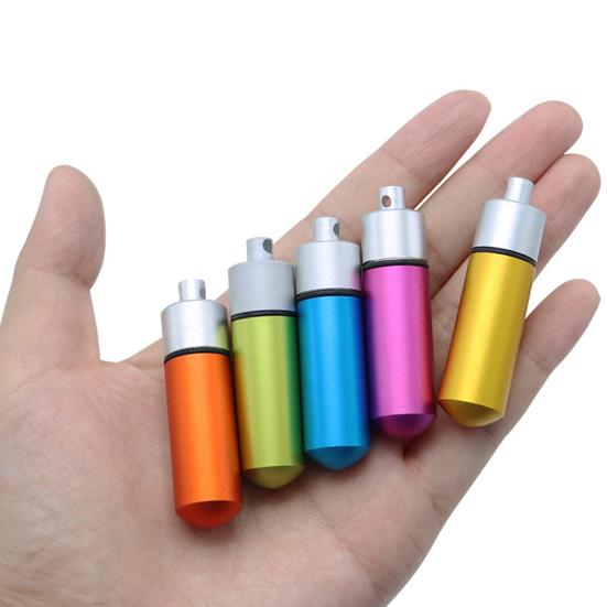 Kleine tragbare Pillendose, wasserabweisend, staubdicht, kompakte Größe, leicht zu tragen, Tabletten-Pillen-Organizer, Aufbewahrungsbehälter