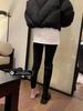 2024 Fall/Winter Women's Real Leather Elastic Knight Boots - Thick-Soled, Small-Sized, Knee-High