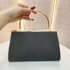 Shoulder Bag Fashionable Women Evening Handbag Elegant Glitter Crossbody Bag Pleated Luxury Chain Dinner Purse Storage