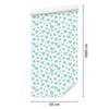 Hearts Wallpaper White and Celadon 50x1000