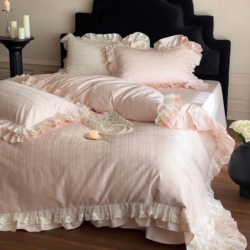COMOLIVING Madeleine Lace Bedding Set