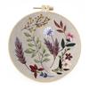 1pc Floral Embroidery DIY Fabric Craft Kit with Tools