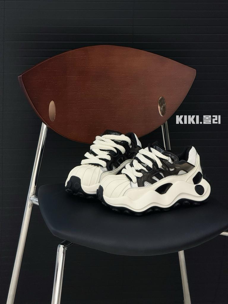 Bread shoes platform comfortable versatile height increase 6CM board shoes comfortable sports shoes trendy dad shoes