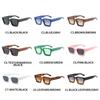 Neue europäische Sonnenbrillen-Trend-Außenhandelsbrille mit quadratischem Rahmen, Persönlichkeit, grenzüberschreitende Brille mit großem Rahmen