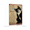 Vintage Rustic Cat Metal Wall Art Sign Farmhouse Decor