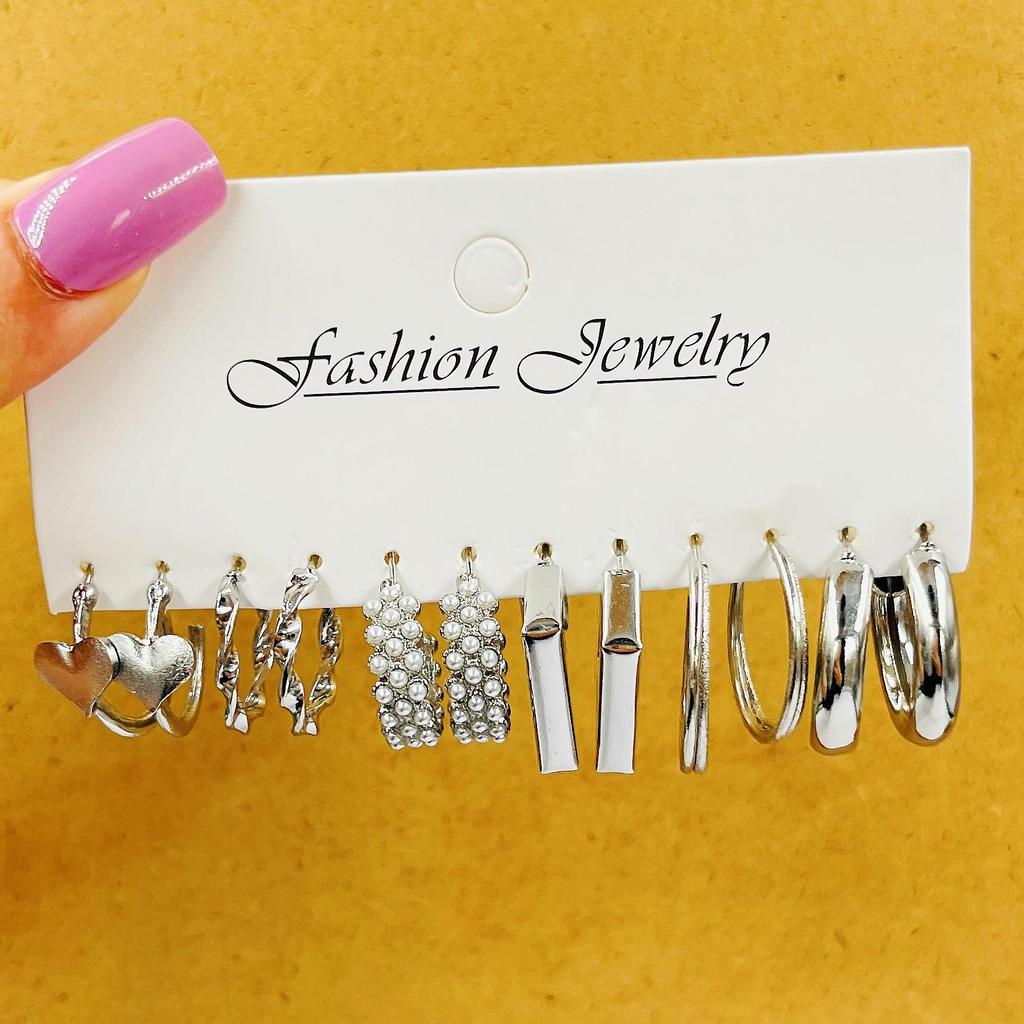 XP17 Perlenohrring-Set - Trendig und modisch