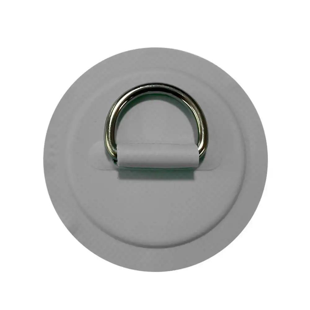 1PC Surfboard Dinghy Boat PVC Patch Stainless Steel D Ring Deck Rigging Rope Ring Buckle Kayaking Inflatable Boat Accessories