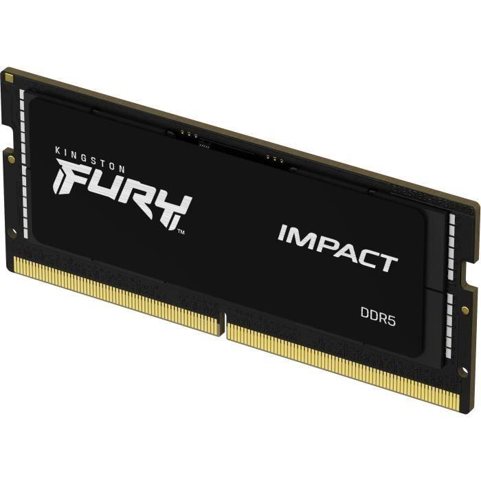 Mémoire DDR5 - KINGSTON - FURY Impact - SODIMM - 64 Go (2 X 32 Go) - 5600 Mhz - CL40