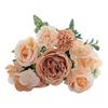 7 Forks Artificial Rose Flower Multicolor Photo Props Simulation Hydrangea Flower DIY Accessories Faux Peony Flower