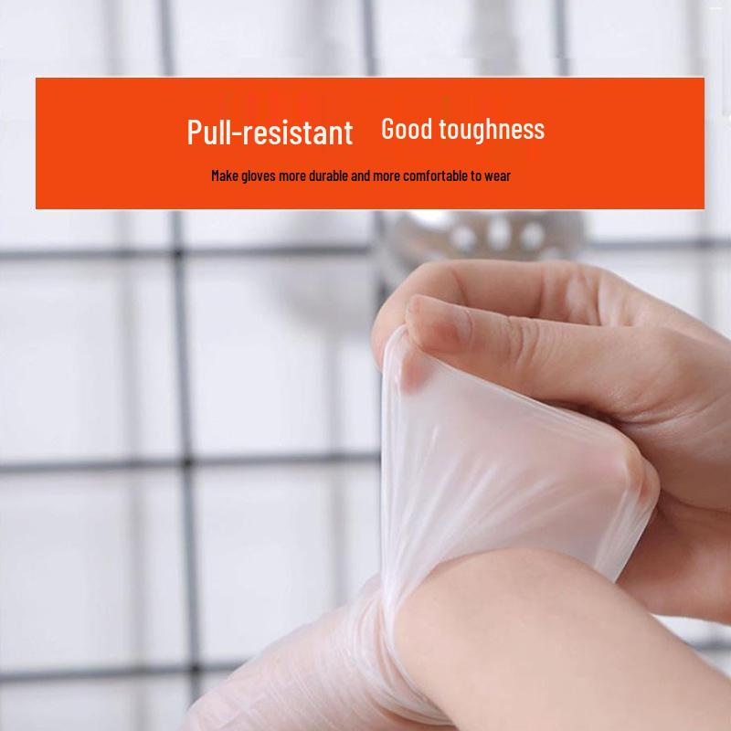 Vise Disposable PVC Gloves for Food Processing and Baking - Thickened, Food-Grade Protection