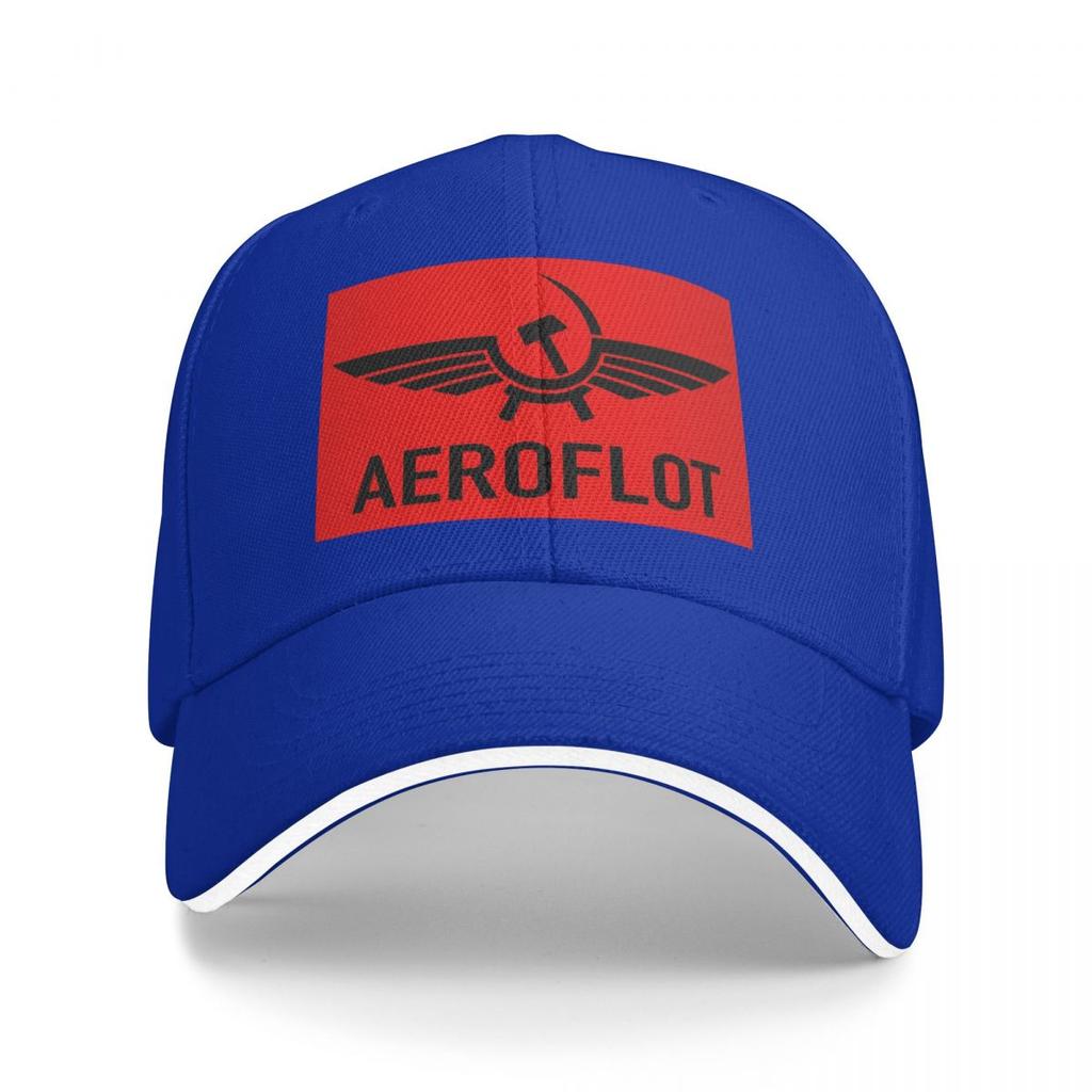 Unisex Baseball Hats Aeroflot Aviation Russe Pilote Aerospace Aviateur Streetwear Summer Sports Baseball Caps Cap Casquette Hats
