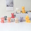 Animal Dog Shaped Candle Silicone Molds for Candle Soap Table Ornaments Gypsum Decorations, Epoxy Resin Silicone Molds